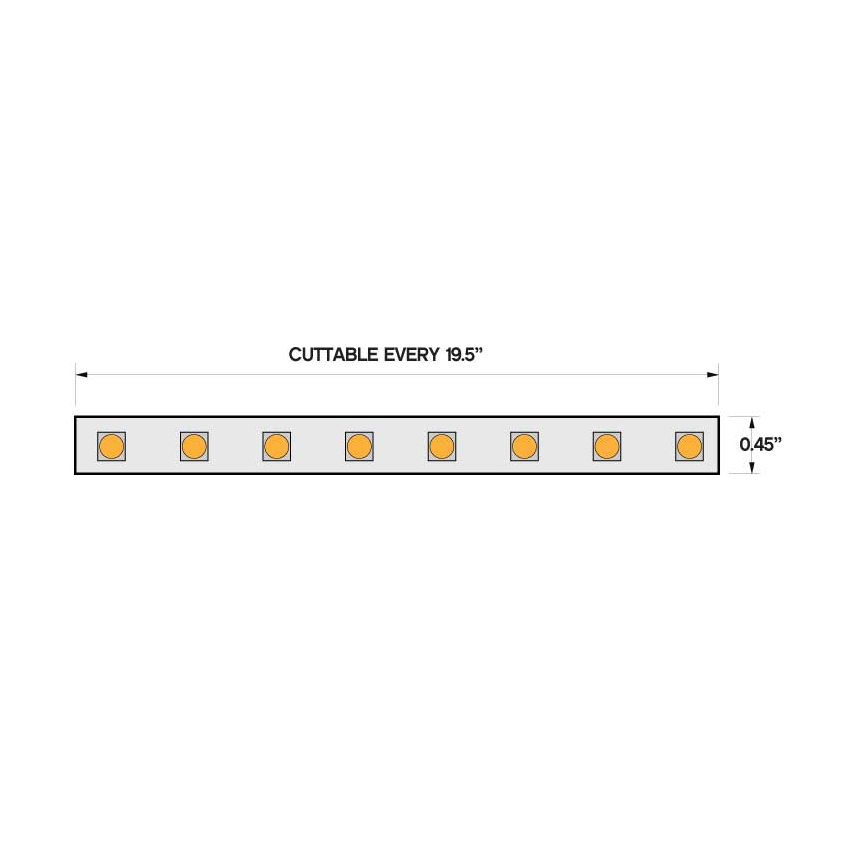 Core Lighting LSH-20N 120V Outdoor Flexible LED Strip 1.5W/FT