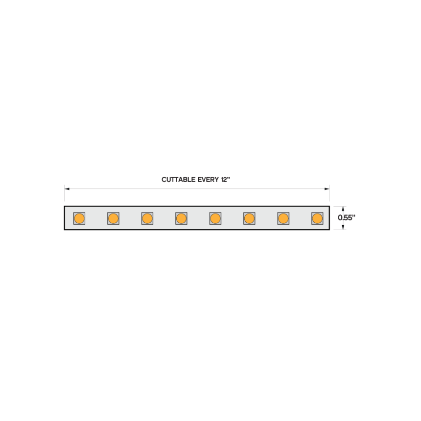 Core Lighting LSH-50N 120V Outdoor Flexible LED Strip 4.4W/FT