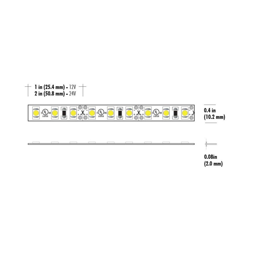 Core Lighting LSM-30 Indoor Flexible LED Strip 3.0W/FT