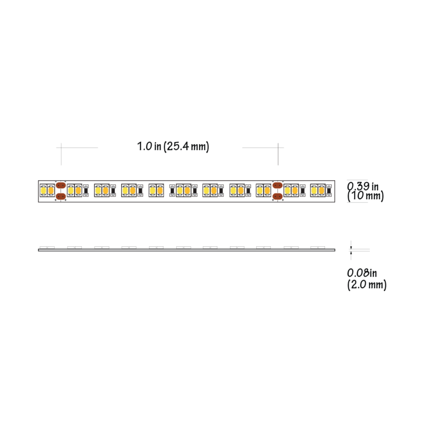 Core Lighting LSM-60MX Indoor Color-Tuning LED Strip 6.0W/FT