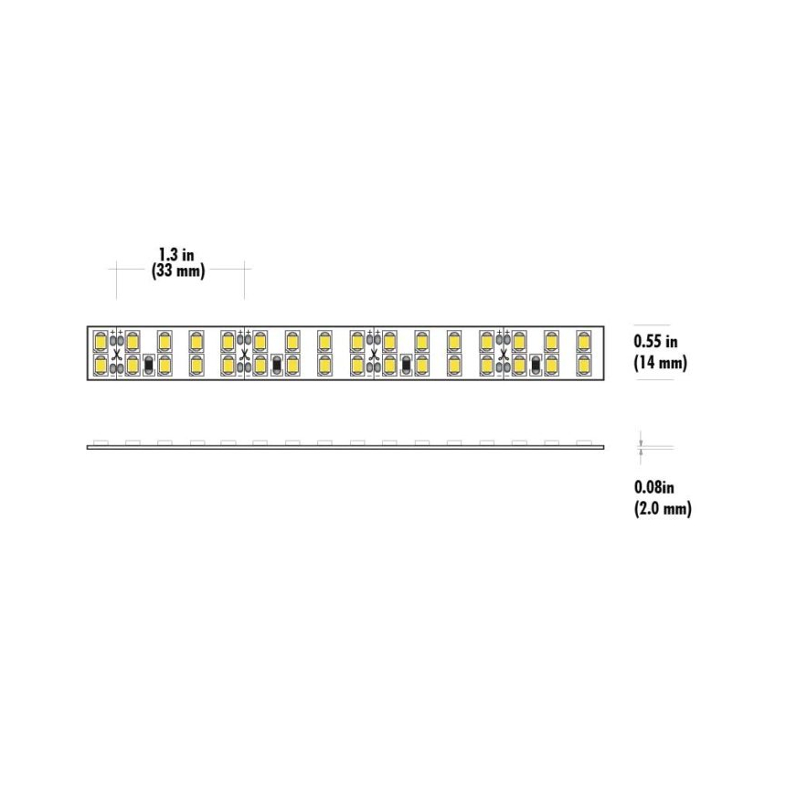 Core Lighting LSM-70HF Indoor Flexible LED Strip 6.6W/FT