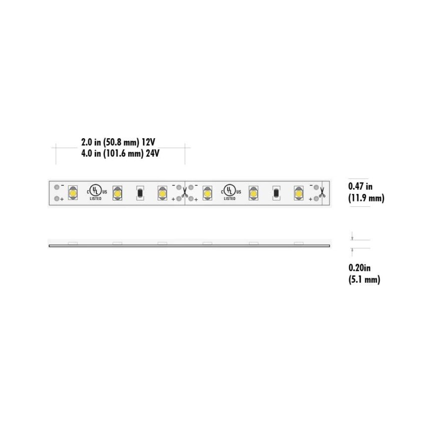 Core Lighting LSMW-15 Outdoor Flexible LED Strip 1.5W/FT