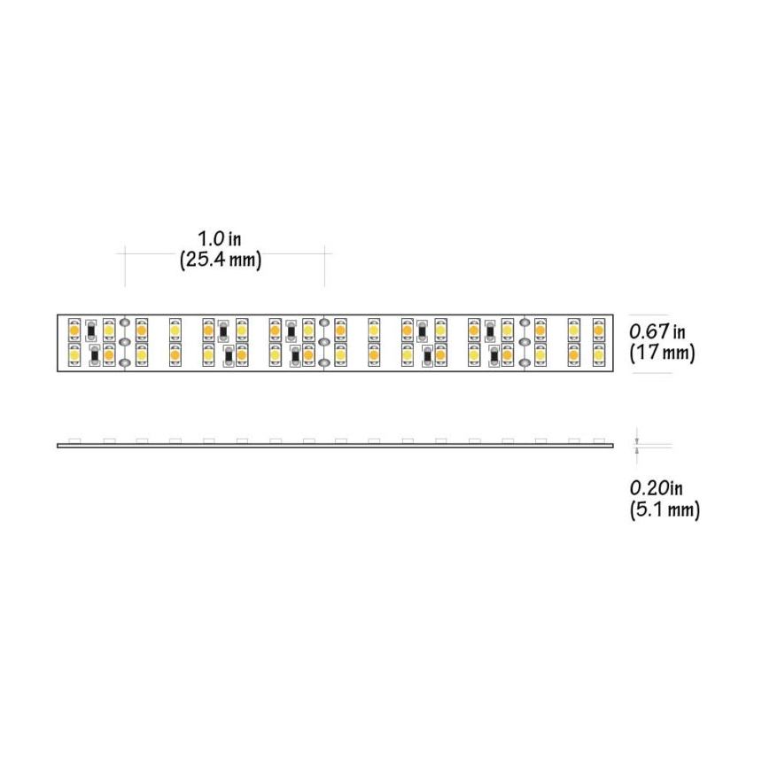 Core Lighting LSMW-60MX Outdoor Color-Tuning LED Strip 6.0W/FT