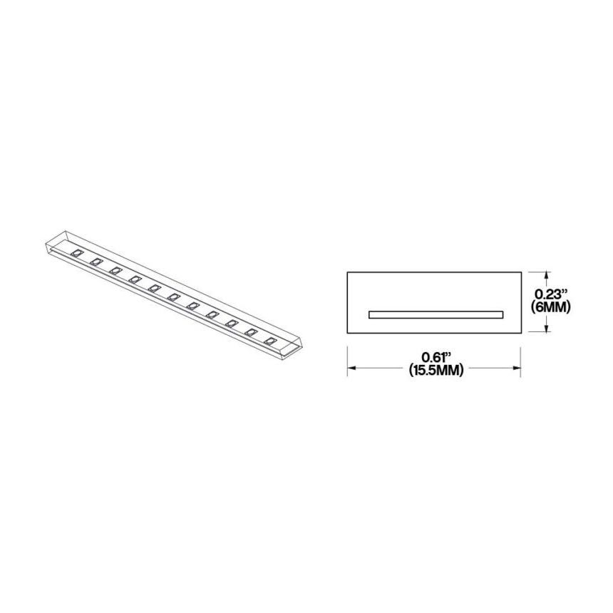 Core Lighting LSRN-40 Nautical Outdoor Flexible LED Tape Light 3.8W/FT