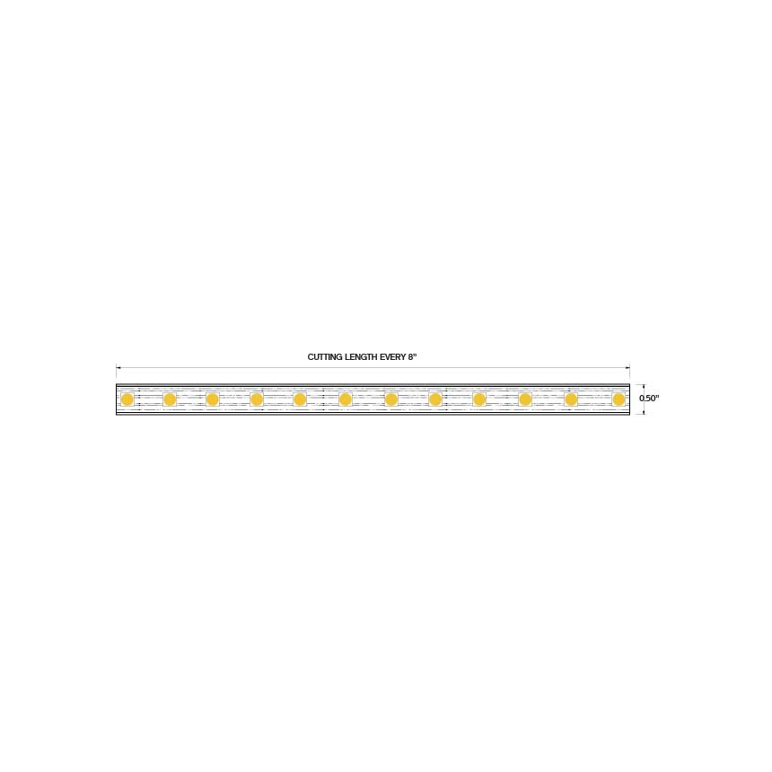 Core Lighting LSRN-50 Nautical Outdoor Flexible LED Tape Light 4.4W/FT