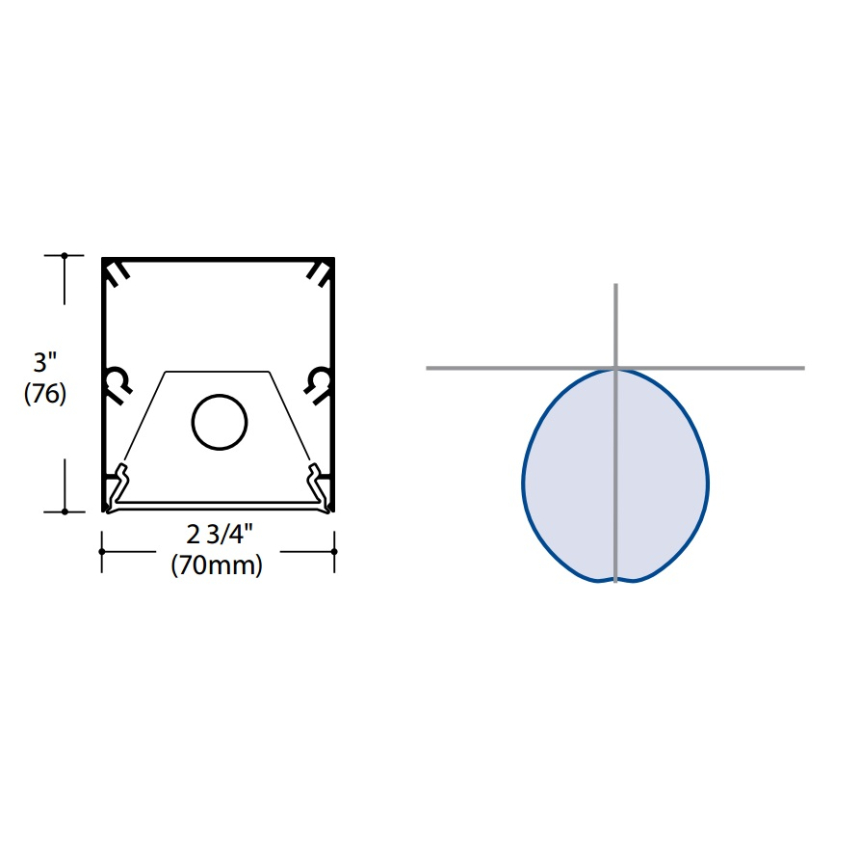 LiteControl MOD 22 Direct Suspended Linear Fluorescent Pendant