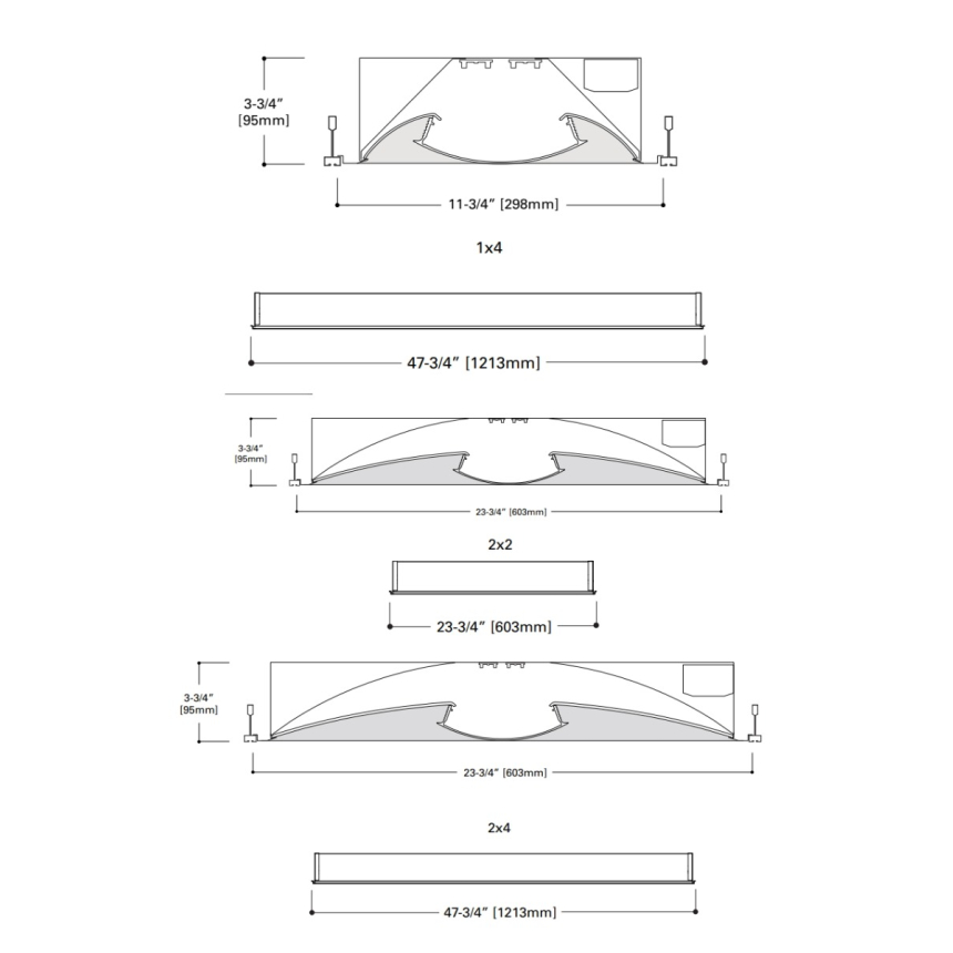 Corelite R3 Architectural LED Recessed Direct Light Troffer