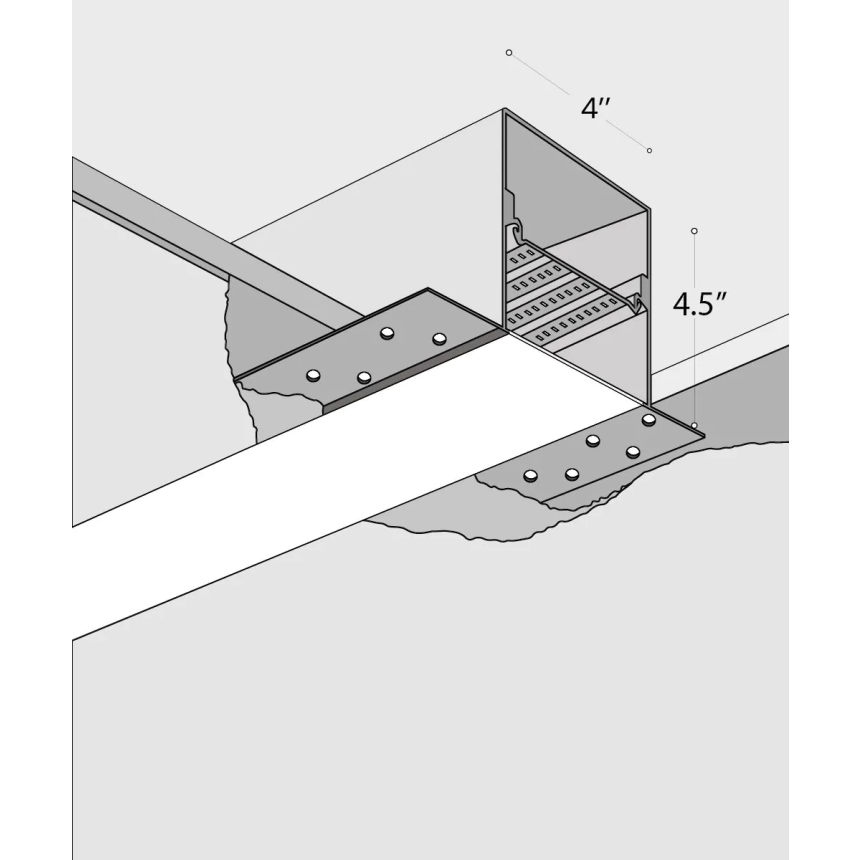 4-Inch Linear Recessed Linear LED Light