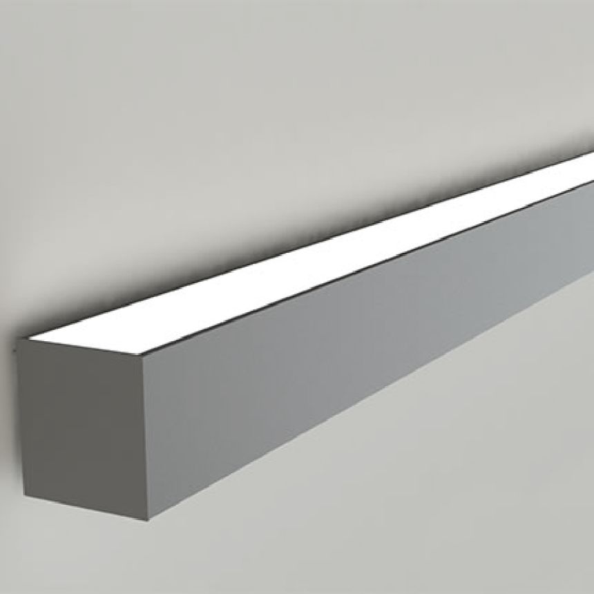 Nulite Lighting Regolo RW4-4V Indirect Wall Series LED 4 Inch Linear Wall Mount Light Fixture - Indirect
