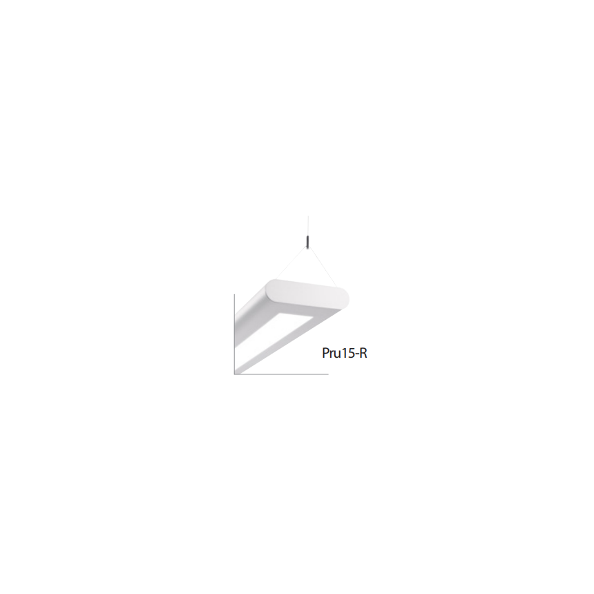 Prudential Lighting Pru15 Direct / Indirect LED Linear Suspension Light