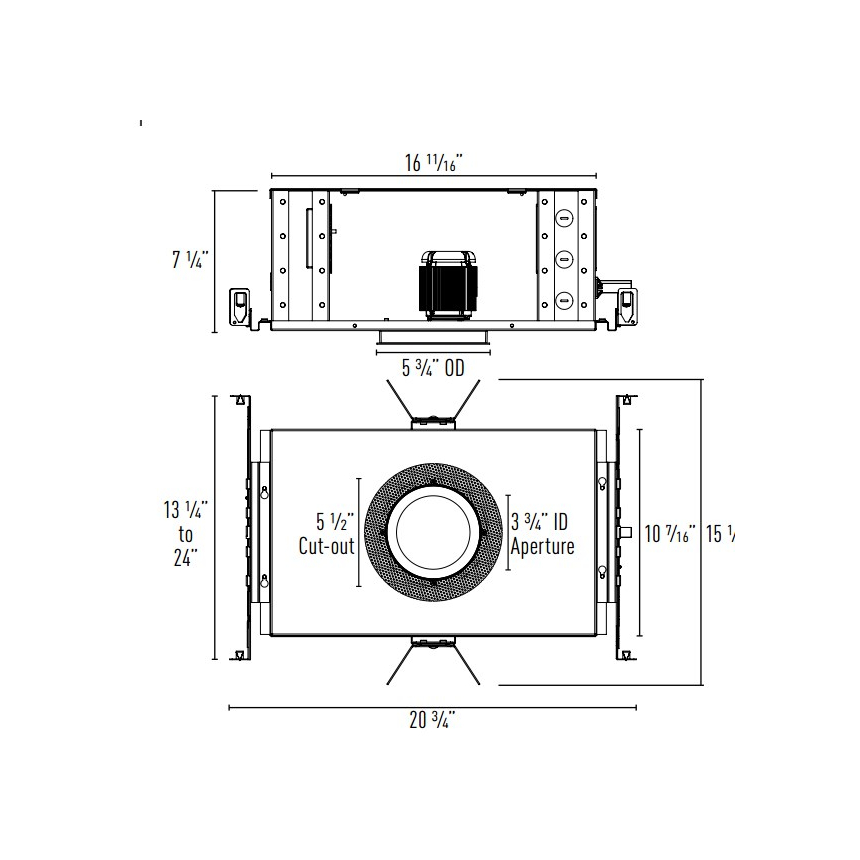 Intense Lighting IL-WRTL LED Wall Wash Round Trimless