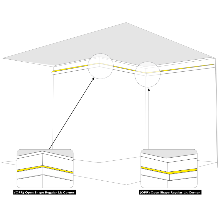 Axis Lighting Beam 6 Wall Patterns