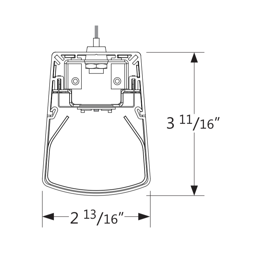 Axis Lighting Prime Pendant Wedge