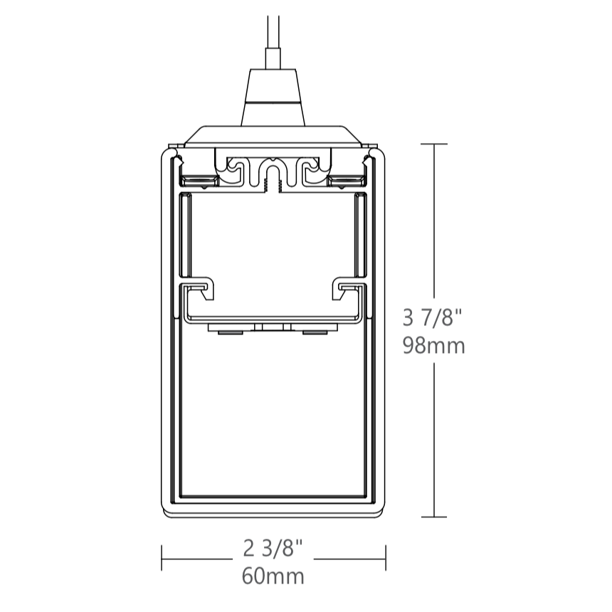Axis Lighting Mini Box Pendant