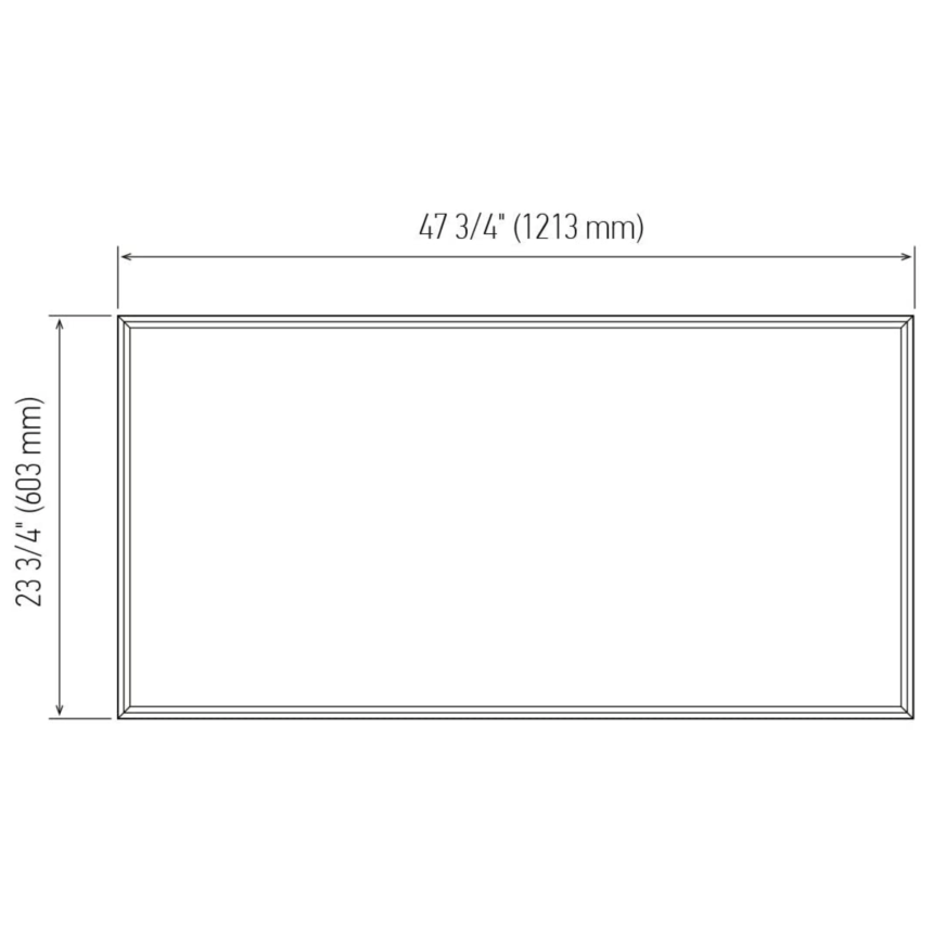 ASD Lighting ASD-ELP02-24D LED Edge-Lit 2x4 Foot Panel 40 Watts
