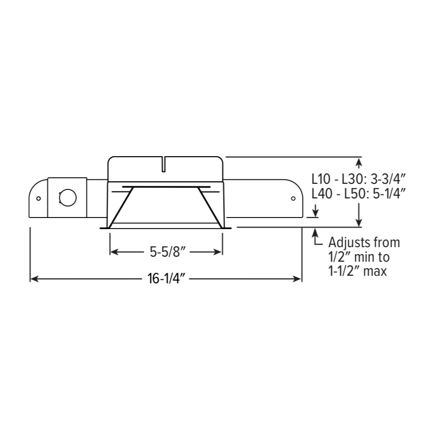 H.E. Williams M6PS 6” MRI Shallow Plenum Downlight – Square