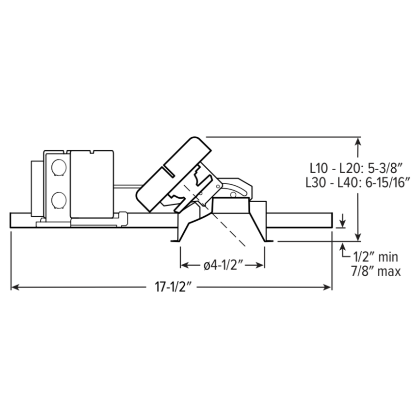 H.E. Williams 4AR 4.5" Adjustable Downlight – Round