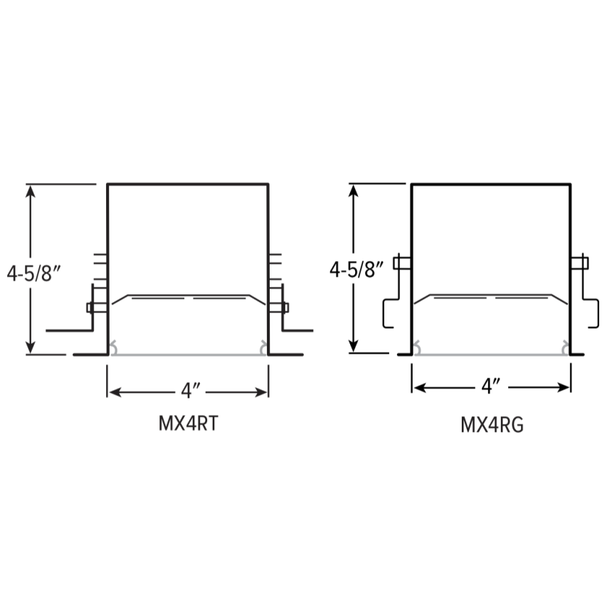 H.E. Williams MX4R 4" Continuous – Recessed