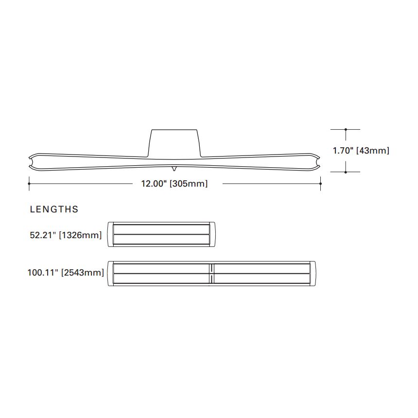 Cooper Lighting Corelite Wavestream™ Divide Surface Mount LED Light Fixture - Office Lighting Applications