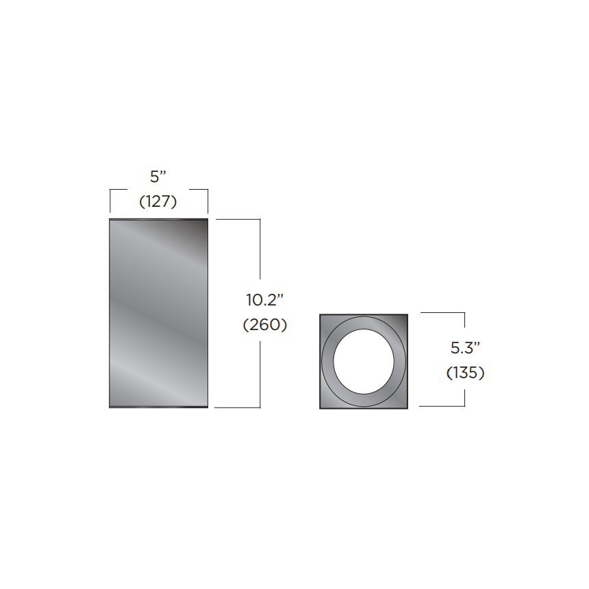 Luminis Syrios SQ502 Series 5" Square LED