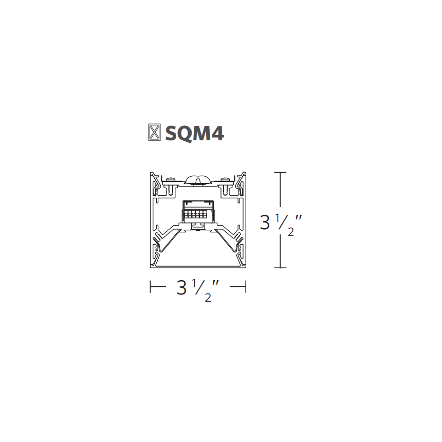 Peerless Lighting Square I/D LED Suspended Indirect / Direct Light Fixture