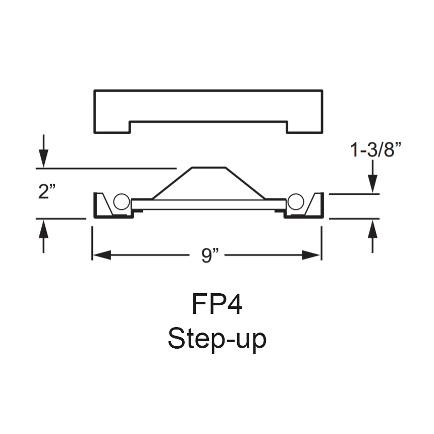 HE Williams FP4 Step-up T5 Fluorescent Flat Panel 4 Foot Architectural Linear Pendant Light Fixture - White