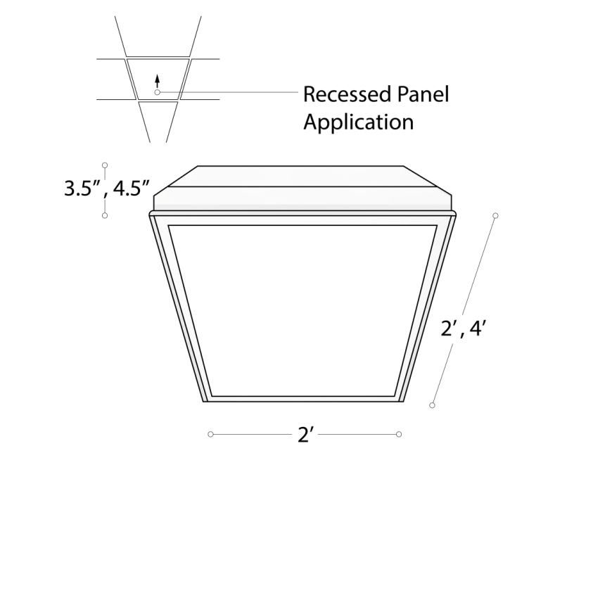 Alcon 14079 LED troffer light by Alcon Lighting.