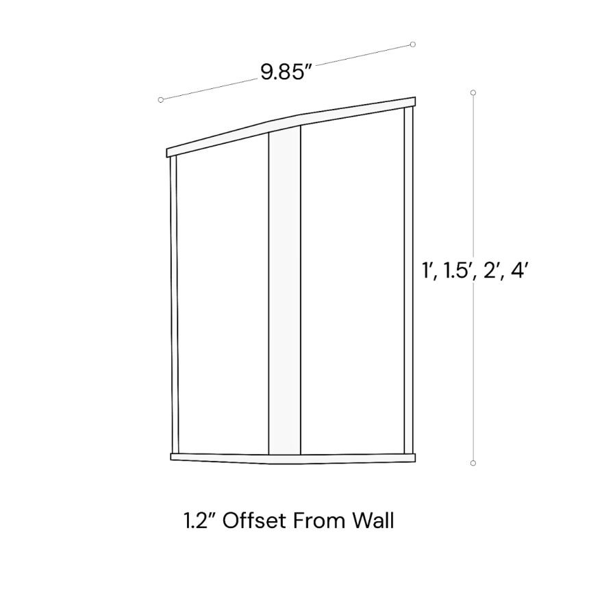 Architectural Linear LED Wall Sconce 