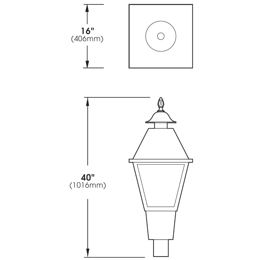 US Architectural Lighting LCM-Series LED Solid State Area Lighting 