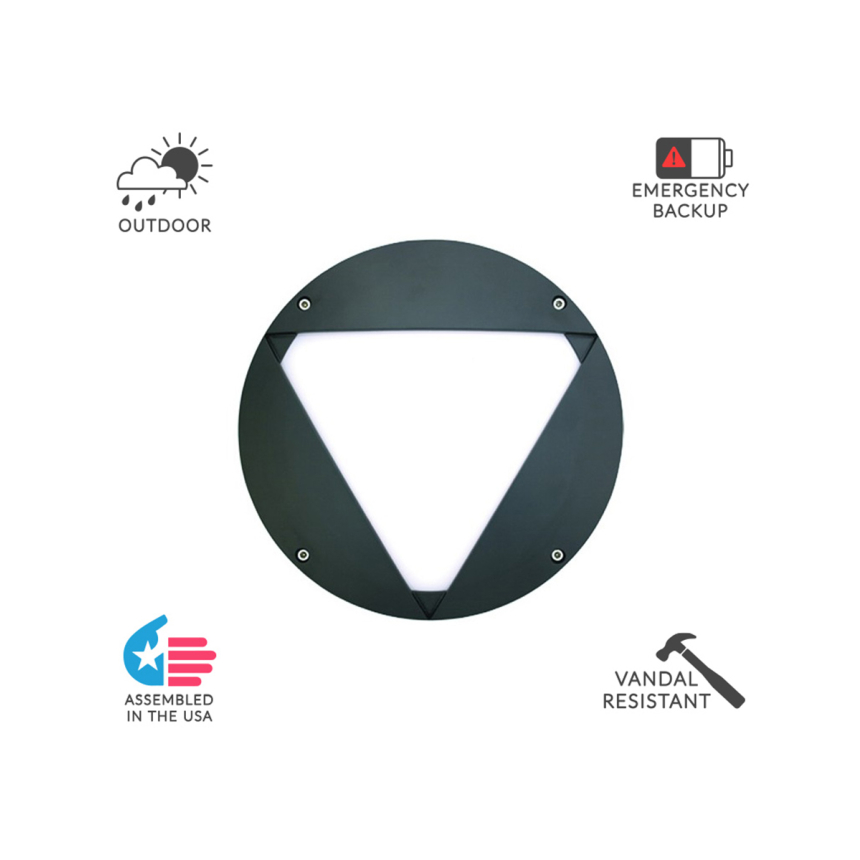 Alcon 11231-VG 10-Inch Architectural LED Wallpack