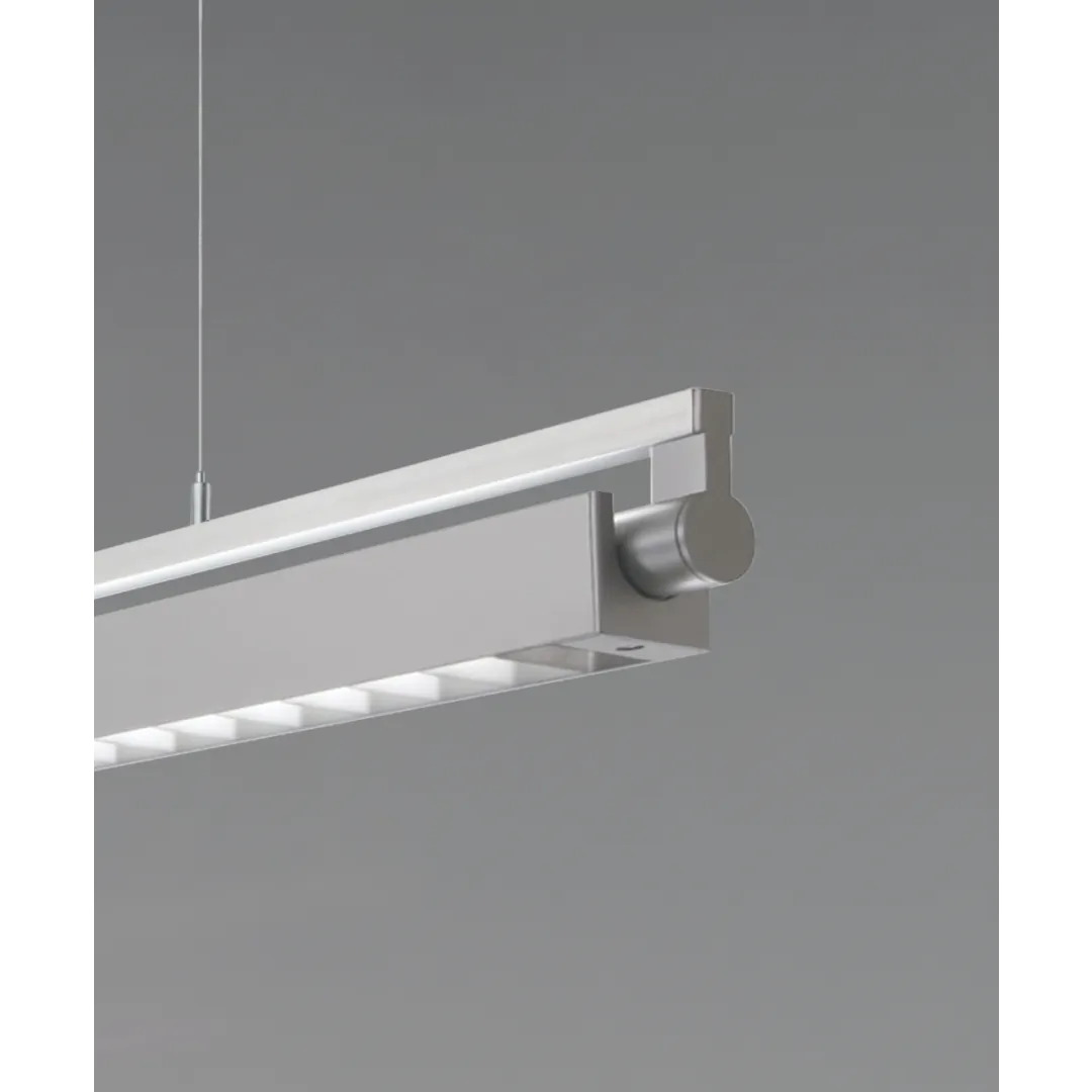 Louvered Rotatable Suspended Linear Light – Alcon Lighting 12160-P-LDI, image size:1080x1080
