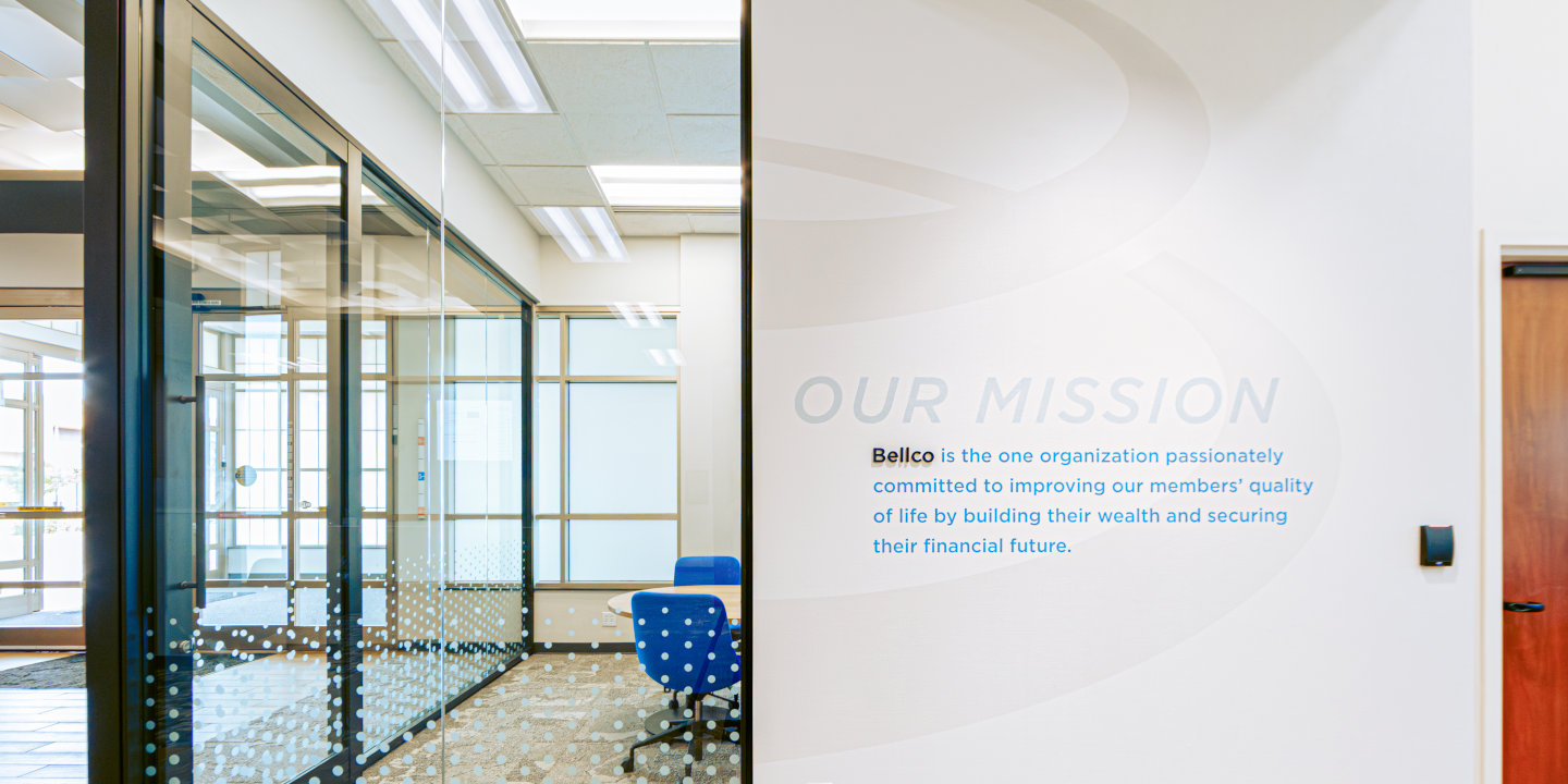 Our mission: Bellco is committed to improving members’ quality of life by building wealth and securing their financial future