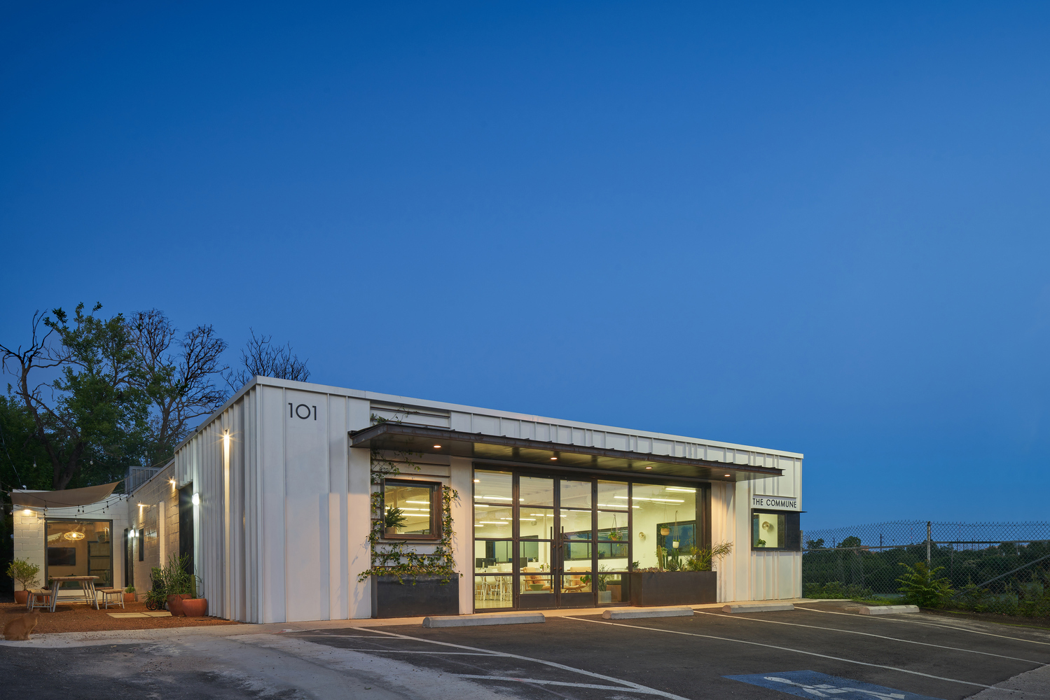 Nicholas Hunt of Hunt Architecture converts an old locksmith workshop into a modern co-working office space tailored to creative professionals.