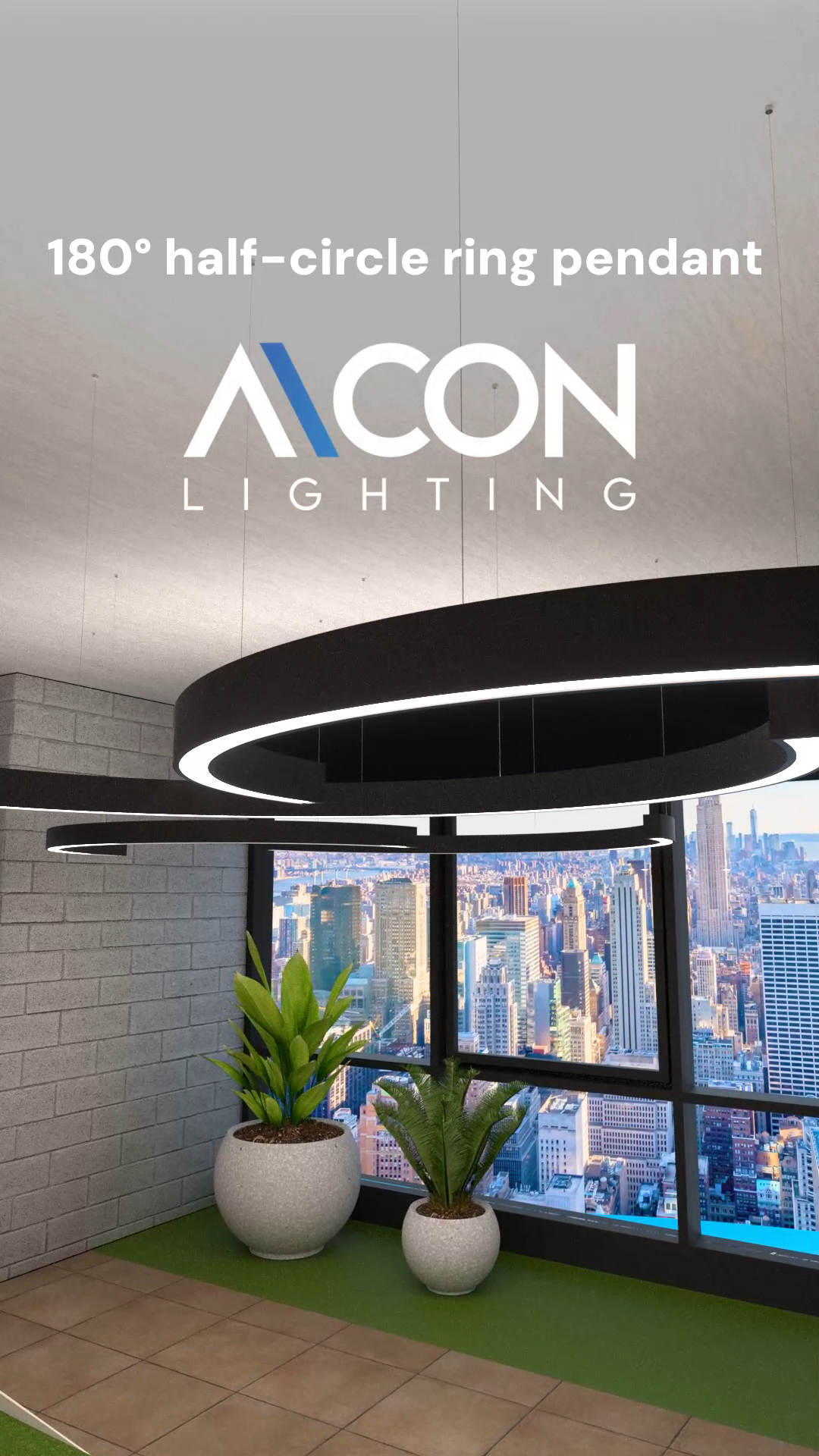 12258 Half-Circle Ring Pendant