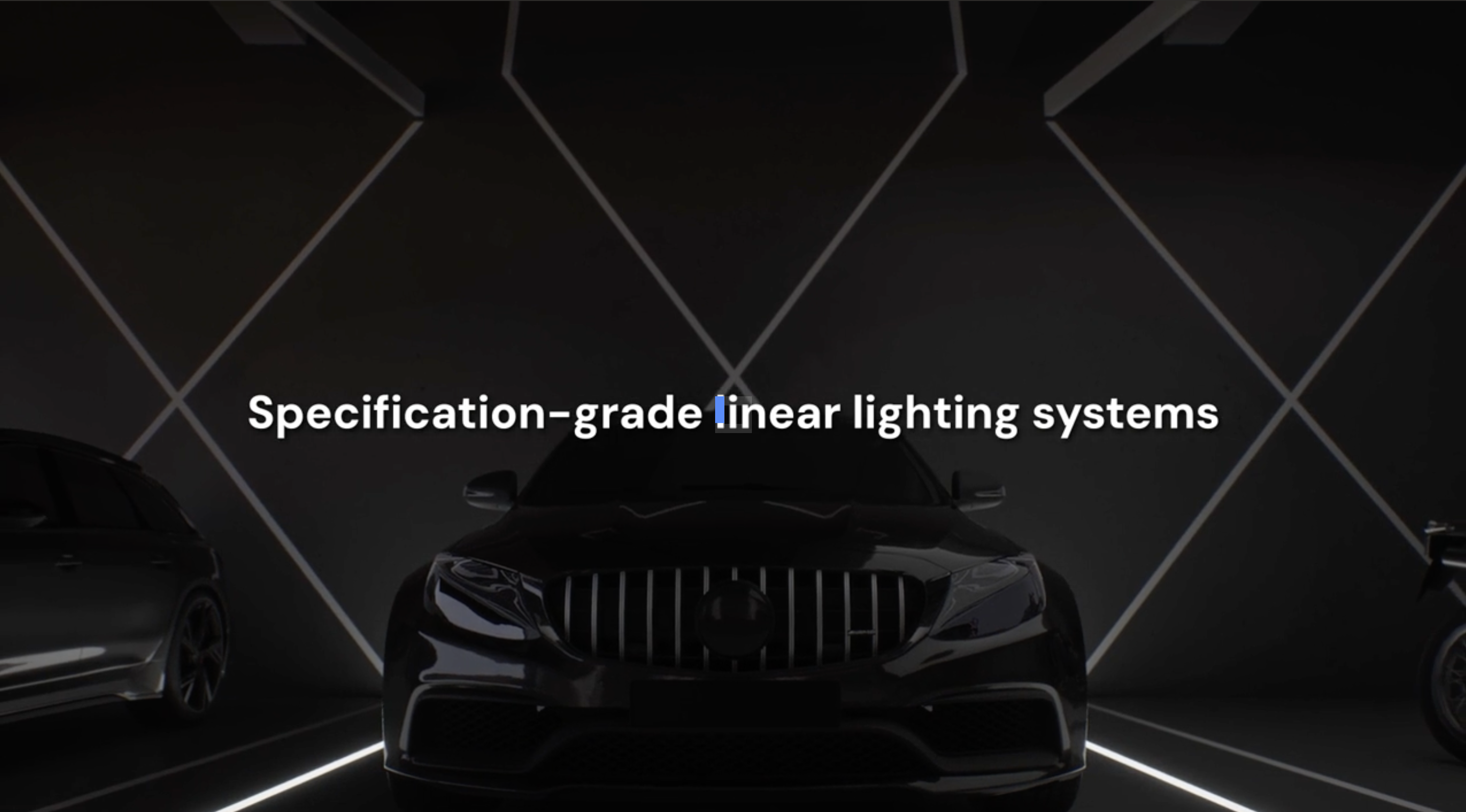 Continuum Linear Lighting for Garages and Showrooms