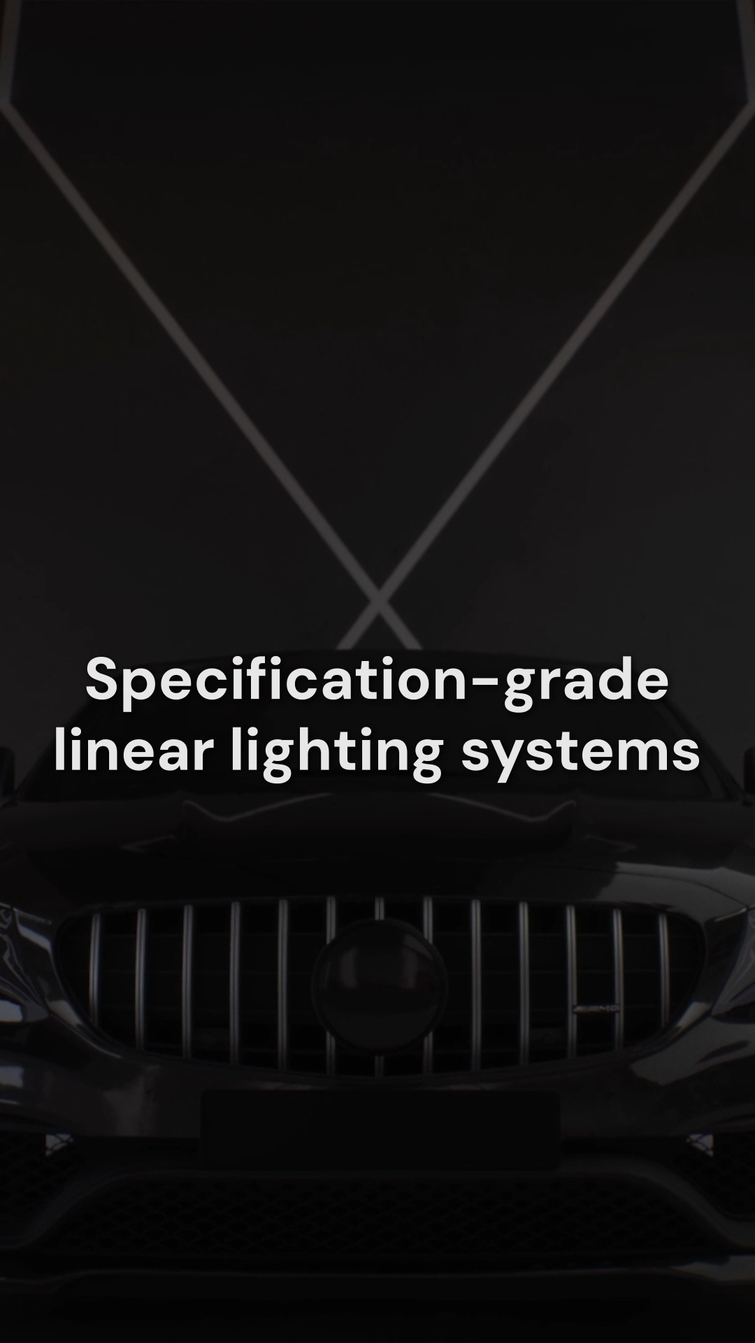 Continuum Linear Lighting for Garages and Showrooms