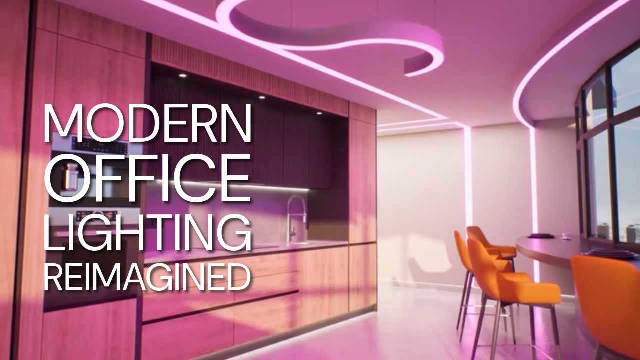 Continuum Linear Lighting for Office Interiors
