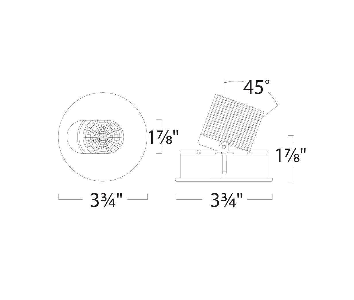usai lighting 3021 round beveled 2 1 downlight usai lighting beveled 2 1