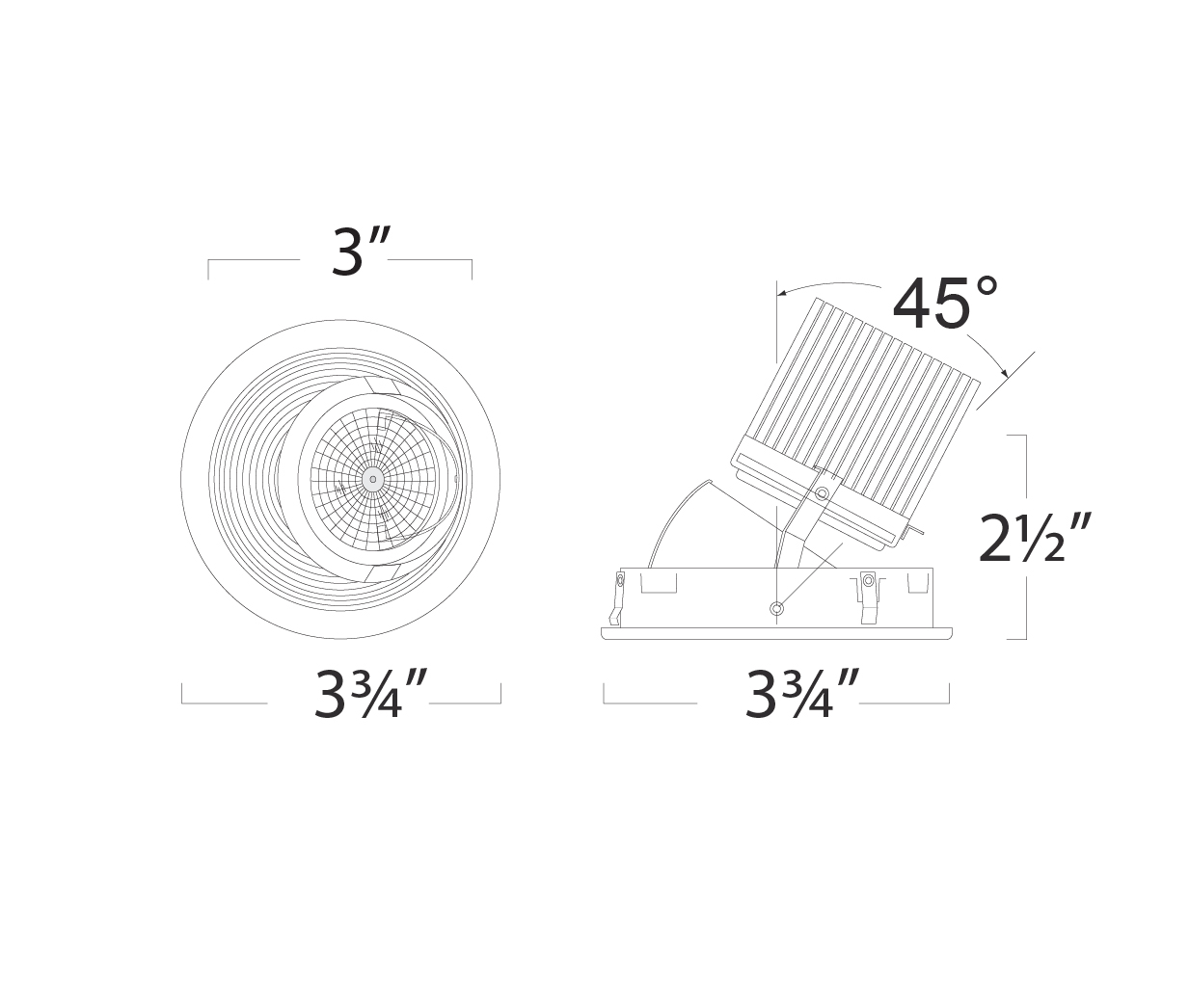 usai lighting 3021 round beveled 2 1 downlight usai lighting beveled 2 1