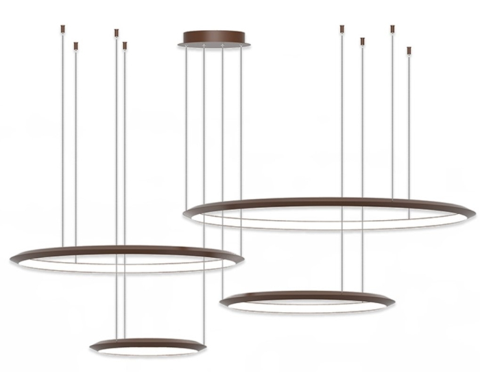 Image 1 of Alcon 12279-4 Redondo Suspended Architectural LED 4-Tier Ring Chandelier 