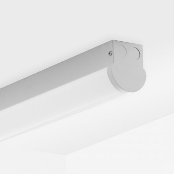Image 1 of Alcon 11163 Surface-Mounted LED Linear Ceiling Light | Field-Selectable Wattage and Light Color Temperature