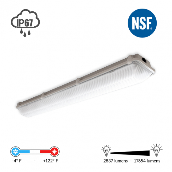 Alcon Remy 11173 Linear Low-Profile Vaportite Wet-location LED Light