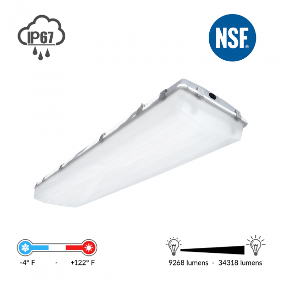 Alcon 11175 Low-Profile Vaportite Wet-Location Canopy Highbay Light