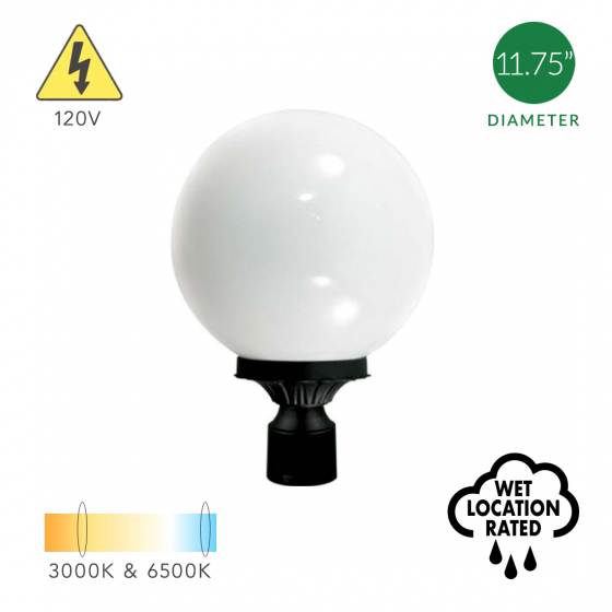 Alcon Lighting 11405 Colin Architectural LED Post Top Light Fixture