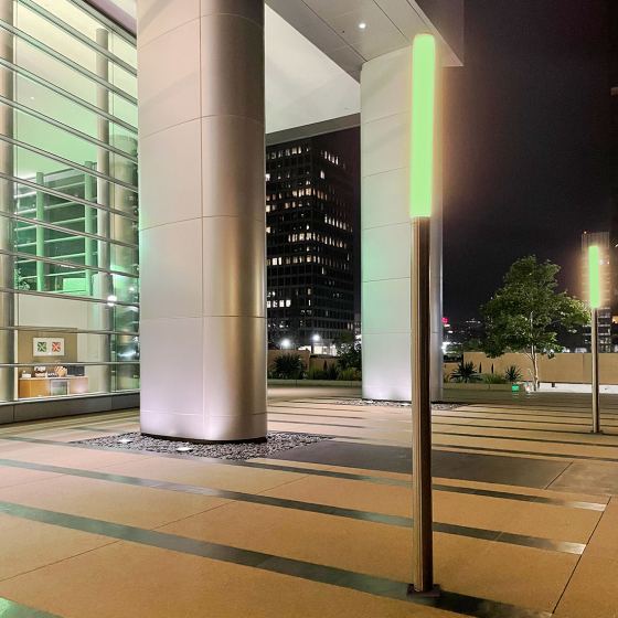 Alcon 11418-RGBW 11.5-foot Architectural Bollard LED Path Light
