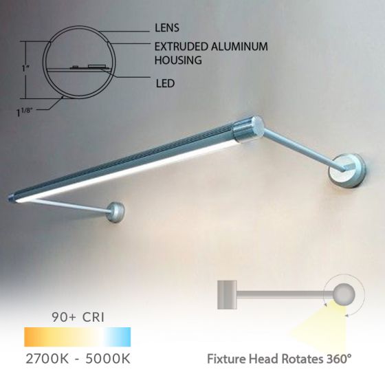 Alcon 11703 Indoor Adjustable Wall Art and Sign Light