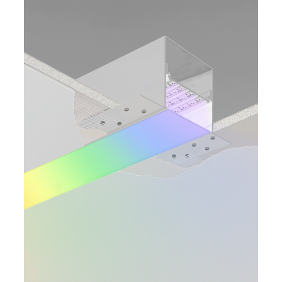 4-Inch RGBW Color-Changing Linear Recessed LED Light