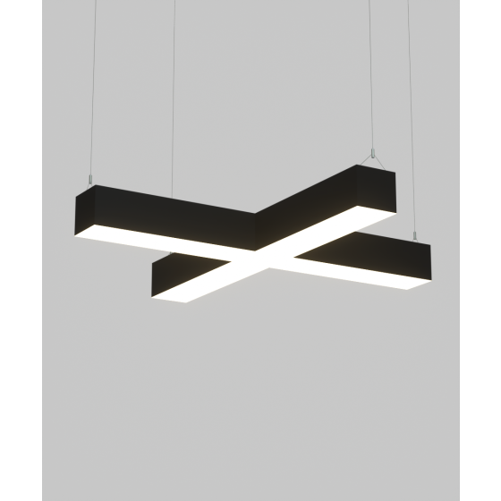 12100-40-X Silver Finish Suspended