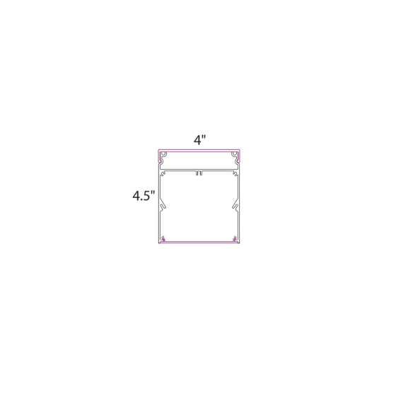 Alcon 12100-41-S Wet Location Linear Downlight LED Surface Light 