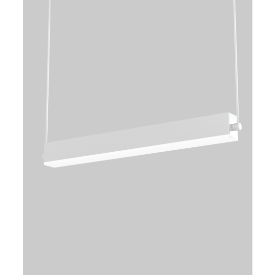 Alcon 12100-41-P, wet location pendant light shown in white finish and with an upward facing flushed wrapping lens and bottom flushed lens.